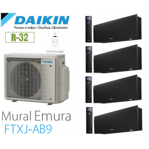 Daikin Emura Quadrisplit 4MXM80A8 + 3 FTXJ20AB9 + 1 FTXJ35AB9