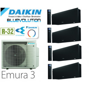 Daikin Emura 3 Quadrisplit 4MXM80A + 3 FTXJ20AB + 1 FTXJ35AB - R32