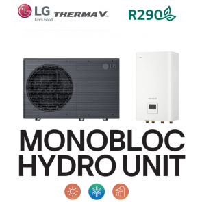 Pompe &agrave; Chaleur THERMA V MONOBLOC HYDRO UNIT 75&deg;C - HM161HF.UB60 + HN1616HC.NK0 - R290