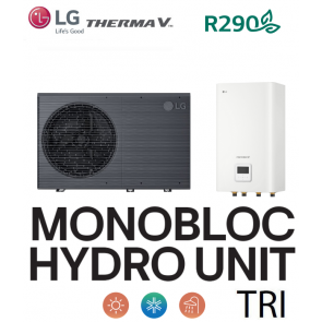 Pompe &agrave; Chaleur THERMA V MONOBLOC HYDRO UNIT 75&deg;C - HM163HF.UB60 + HN1639HC.NK0 -  R290
