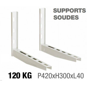 Supports muraux soudés 420 x 300 - 120kg