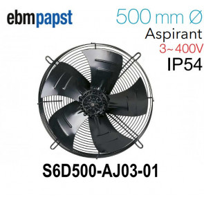 Ventilateur h&eacute;lico&iuml;de S6D500-AJ03-01 de EBM-PAPST