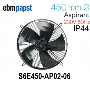 Ventilateur hélicoïde S6E450-AP02-06 de EBM-PAPST