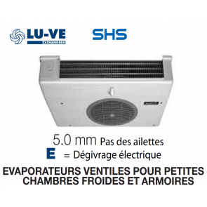 Evaporateur pour armoires et petites chambres SHS 32E de LU-VE - 2290 W
