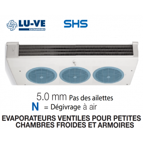 Evaporateur pour armoires et petites chambres SHS 32N de LU-VE - 2290 W