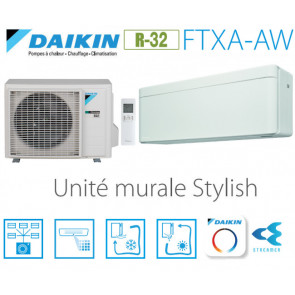 Daikin Stylish FTXA25AW - R-32 - WIFI inclus