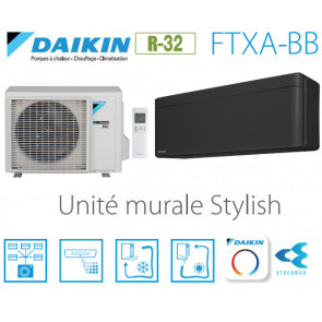 Daikin Stylish FTXA20BB - R-32 - WIFI inclus