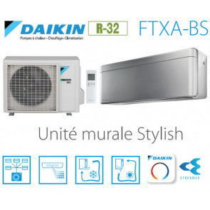 Daikin Stylish FTXA20BS - R-32 - WIFI inbegrepen