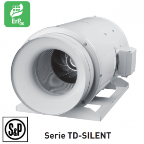 Ventilateur de conduit ultra-silencieux TD-SILENT - TD 2000/315 SILENT 3V de S&P