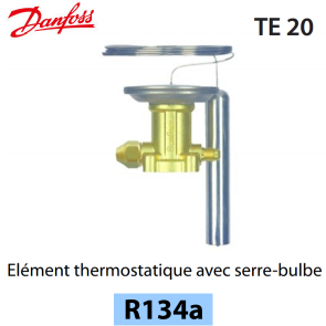 Elément thermostatique TEN 20 - 067B3292 - R134a Danfoss