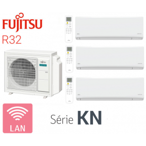 Fujitsu Tri-Split Mural AOEG24KBCA3 + 2 ASEH07KNCA + 1 ASEH12KNCA