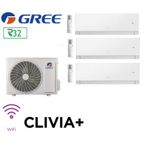 GREE Tri-split CLIVIA + FM 24 + 3 FM CLIVIA+ 9