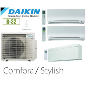 Daikin Tri-split 4MXM80A8 + 2 FTXP20N9 Comfora + 1 FTXA42CW Stylish