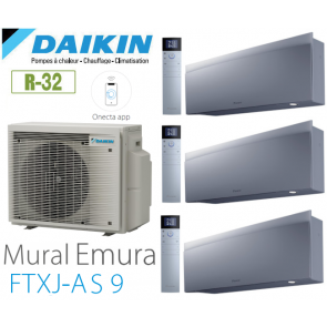 Daikin Emura Trisplit 3MXM68A8 + 2 FTXJ20AS9 + 1 FTXJ35AS9