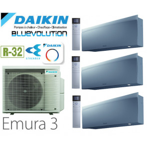 Daikin Emura 3 Trisplit 3MXM52A + 2 FTXJ20AS + 1 FTXJ35AS - R32