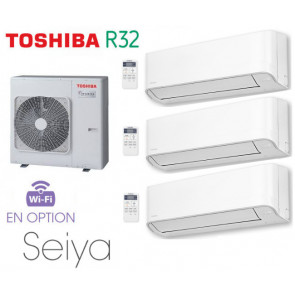 Toshiba Seiya Tri-Split RAS-3M26U2AVG-E + 2 RAS-B07E2KVG-E + 1 RAS-B13E2KVG-E