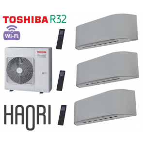 Toshiba HAORI Tri-Split RAS-3M26U2AVG-E + 3 RAS-B10N4KVRG-E 