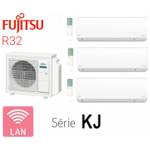 Fujitsu Tri-Split Mural AOEG24KBCA3 + 2 ASEH07KJCAL + 1 ASEH12KJCAL