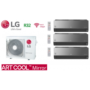 LG Tri-Split ARTCOOL MIRROR MU3R19.U21 + 2 X AM07BK.NSJ + 1 X AC09BK.NSJ