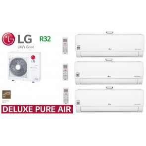 LG Tri-Split Deluxe Pure Air MU4R27.U40 + 2 AP09RKNSJ + 1 AP12RK.NSJ