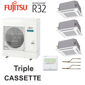 Fujitsu Triple Cassette Compact AY140-K + 3 AUY50KIS-KV