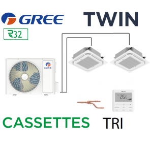 Gree Twin CDT 42 3PH - 2 x CST 24 