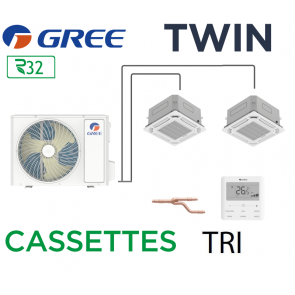 Gree Twin CDT 36 3PH - 2 x CST 18 