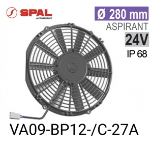 Ventilateur VA09-BP12-/C-27A de SPAL