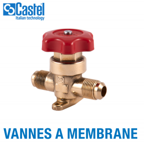 Vanne &agrave; membrane 6210/5 de Castel - 5/8 SAE Flare