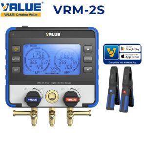 Coffret manomètre digital VRM-2S de Value