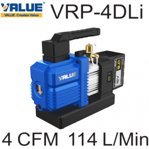 Pompe &agrave; vide sans fil double &eacute;tage VRP-4DLi de VALUE