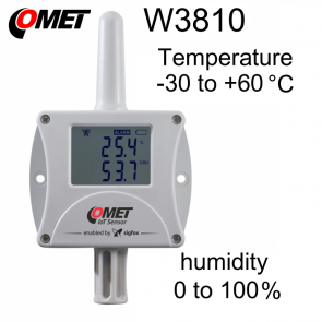 Thermomètre IoT, hygromètre, Sigfox W3810