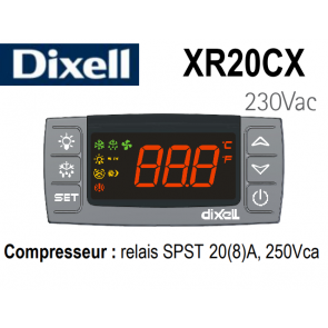 Régulateur digital XR20CX-5N0C1 de Dixell