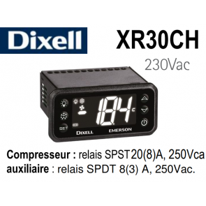 Régulateur digital XR30CH-5N0C1 de Dixell