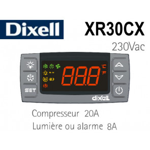 R&eacute;gulateur digital XR30CX-5POC1 de Dixell