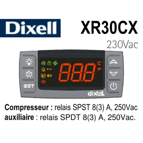 Régulateur digital XR30CX- 5N0C0 de Dixell