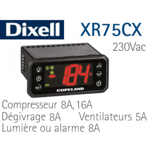  R&eacute;gulateur XR75CH-5N7I3 de Dixell