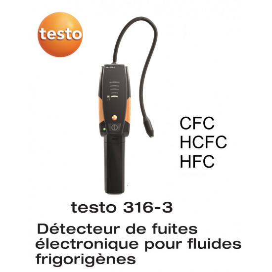 testo 316-3 - Détecteur de fuite des fluides frigorigènes