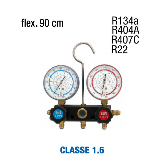 Pompe à Vide 42 L/min + Manifold 2 Voies – Kit Clim Frigoriste R32 R410A, Neuf