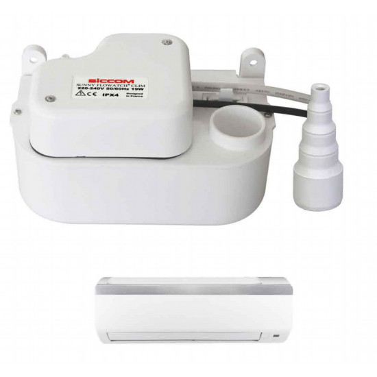Pompe Relevage Condensat Automatique 24L/H - Pompe Vidange Climatisation Avec Réservoir 0,07L