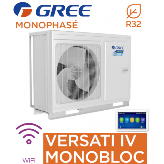 Pompe à chaleur VERSATI IV MONOBLOC MB 12 de GREE — free download